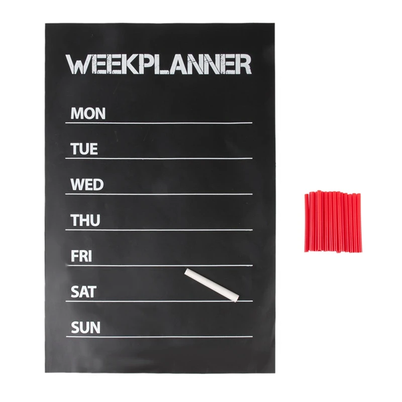 1Pcs Slate Wall Sticker Weekly Planner Removable Slate Sticker House Decoration & 20Pcs Red Hot Melt Glue Gun Adhesive Sticks 7X
1Pcs Slate Wall Sticker Weekly Planner Removable Slate Sticker House Decoration & 20Pcs Red Hot Melt Glue Gun Adhesive Sticks 7X