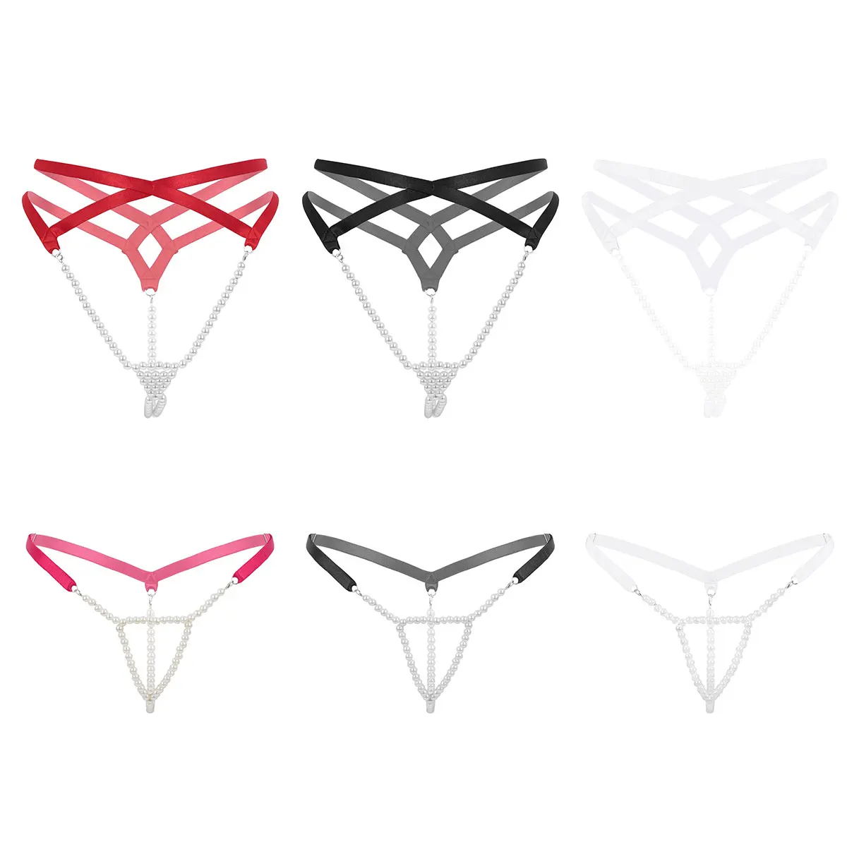 Women Sexy Mini Lingerie Pearl G-String Stretchy Low Rise T-Back Open Butt Stretchy Briefs Female Erotic Underwear Nightwear
Women Sexy Mini Lingerie Pearl G-String Stretchy Low Rise T-Back Open Butt Stretchy Briefs Female Erotic Underwear Nightwear