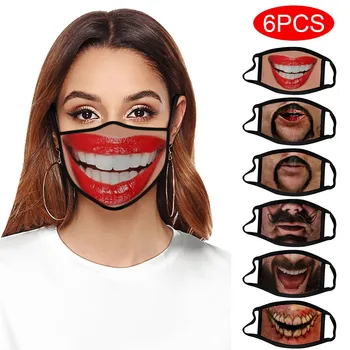 6PCS Adult Fashion Halloween Personalized маска для лица Expression Funny Foreign Trade Face Mask Black Cotton Printed Mask
6PCS Adult Fashion Halloween Personalized маска для лица Expression Funny Foreign Trade Face Mask Black Cotton Printed Mask