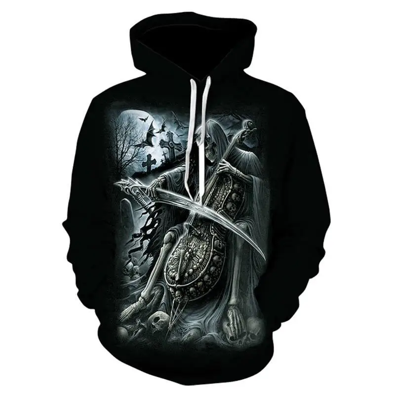 Skull 3D Hoodie, Men's and women's pullovers, Punk style, hip-hop rock, Gothic Horror, cool men's long-sleeved pullovers
Skull 3D Hoodie, Men's and women's pullovers, Punk style, hip-hop rock, Gothic Horror, cool men's long-sleeved pullovers