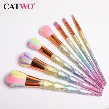 Catwo Beauty Makeup Brushes Set Powder Foundation Eye Shadow Blush Highlight Full Function Cosmetics Brush Tool Kits 7Pcs 
Catwo Beauty Makeup Brushes Set Powder Foundation Eye Shadow Blush Highlight Full Function Cosmetics Brush Tool Kits 7Pcs