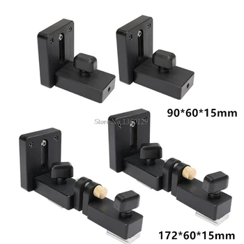 2Pcs Profile Fence Connector for T-tracks Sliding Backing Bracket Plus with Fine Adjustment Scale for Woodworking Workbench DIY
2Pcs Profile Fence Connector for T-tracks Sliding Backing Bracket Plus with Fine Adjustment Scale for Woodworking Workbench DIY