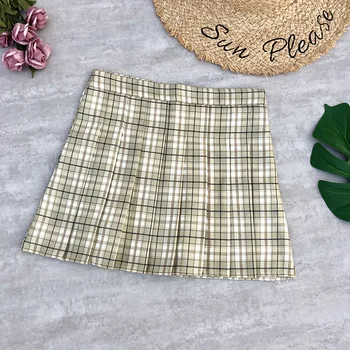 2020 Autumn & Winter New Arrival Plaid Print Pleated Short Skirt A-line Skirt Zipper Korean Version Skirt Free Shipping
2020 Autumn & Winter New Arrival Plaid Print Pleated Short Skirt A-line Skirt Zipper Korean Version Skirt Free Shipping