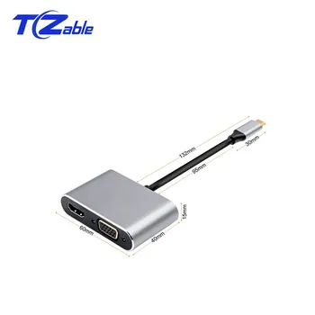 Type-C To HDMI Adapter Aluminum Adapter Male To Female One Minute Two For Huawei Millet HP Computer Google Computer Adapter
Type-C To HDMI Adapter Aluminum Adapter Male To Female One Minute Two For Huawei Millet HP Computer Google Computer Adapter