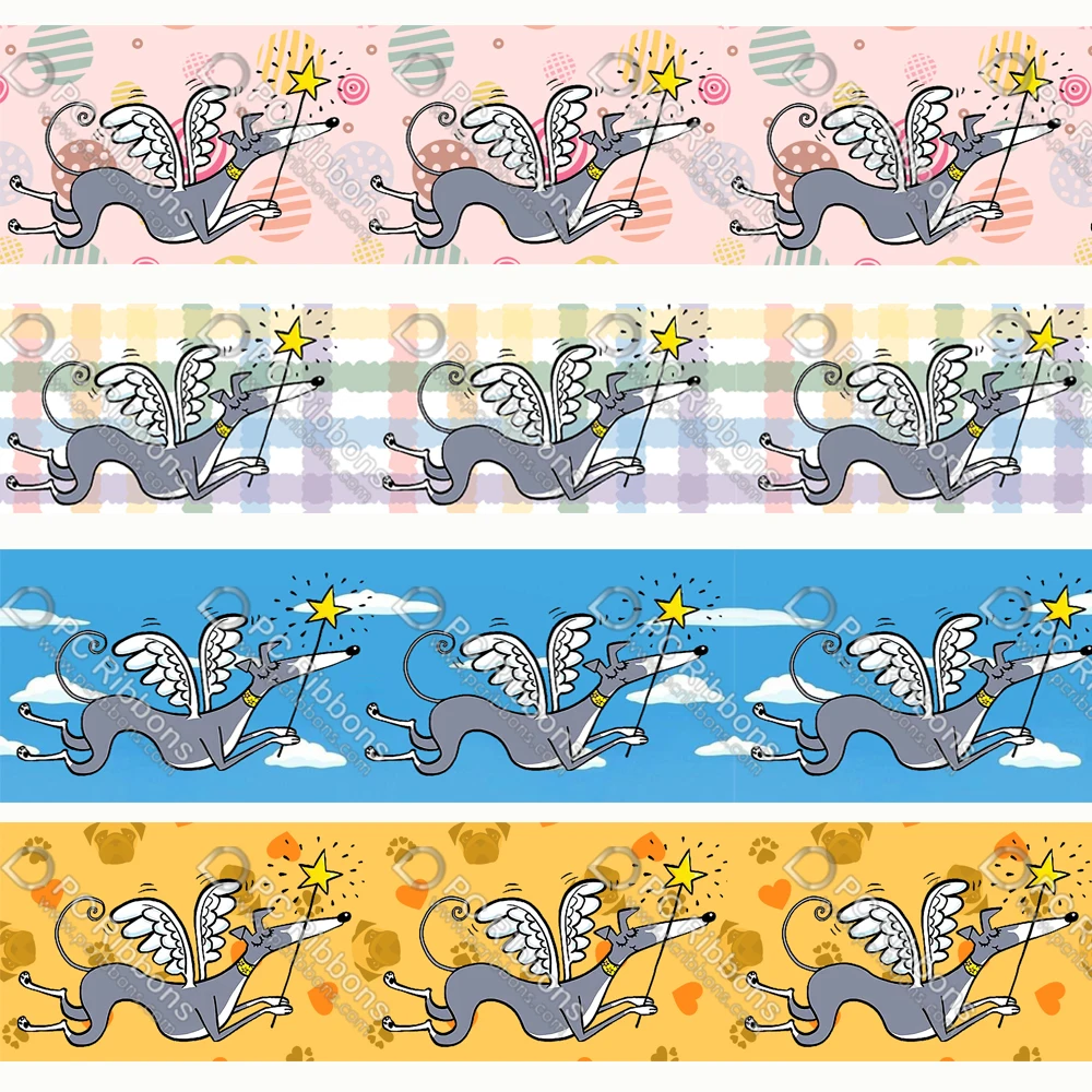 1-1/2" Cute Greyhound Printed Custom Dog Design Cartoon for DIY Crafts Hair Bow Collar Lanyard/Satin /3" Grosgrain Ribbon CA324
1-1/2" Cute Greyhound Printed Custom Dog Design Cartoon for DIY Crafts Hair Bow Collar Lanyard/Satin /3" Grosgrain Ribbon CA324