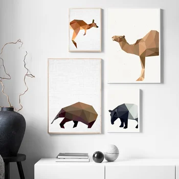 Low Poly Camel Echidna Kangaroo Tapir Animal Poster Canvas Print Wall Pictures for Living Room No Frame 
Low Poly Camel Echidna Kangaroo Tapir Animal Poster Canvas Print Wall Pictures for Living Room No Frame