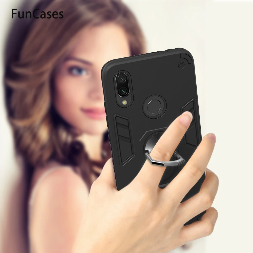 Чехлы для телефона Xiaomi hongmi Redmi 7A с магнитным держателем автомобиля чехол из