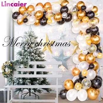 120pcs Gold Black Latex Balloon Arch Set 2021 Happy New Year Eve Party Decor Merry Christmas Decorations for Home Xmas Gift
120pcs Gold Black Latex Balloon Arch Set 2021 Happy New Year Eve Party Decor Merry Christmas Decorations for Home Xmas Gift