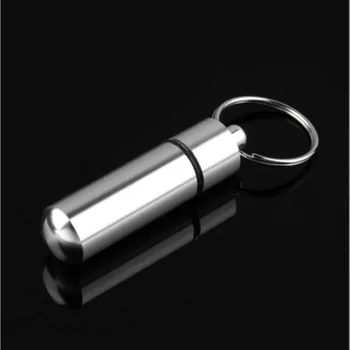 New Hot Sale Key Chain Medicine Pill Bottle Box Aluminum Storage Case Medicine Container Box Drawer Organizer
New Hot Sale Key Chain Medicine Pill Bottle Box Aluminum Storage Case Medicine Container Box Drawer Organizer