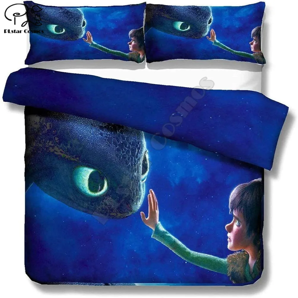 How to Train Your Dragon Home Textiles Child 3D Quilt Cover 100% Polyester Bedding Set Luxury Three-Piece Pillowcase Quilt Cover
How to Train Your Dragon Home Textiles Child 3D Quilt Cover 100% Polyester Bedding Set Luxury Three-Piece Pillowcase Quilt Cover