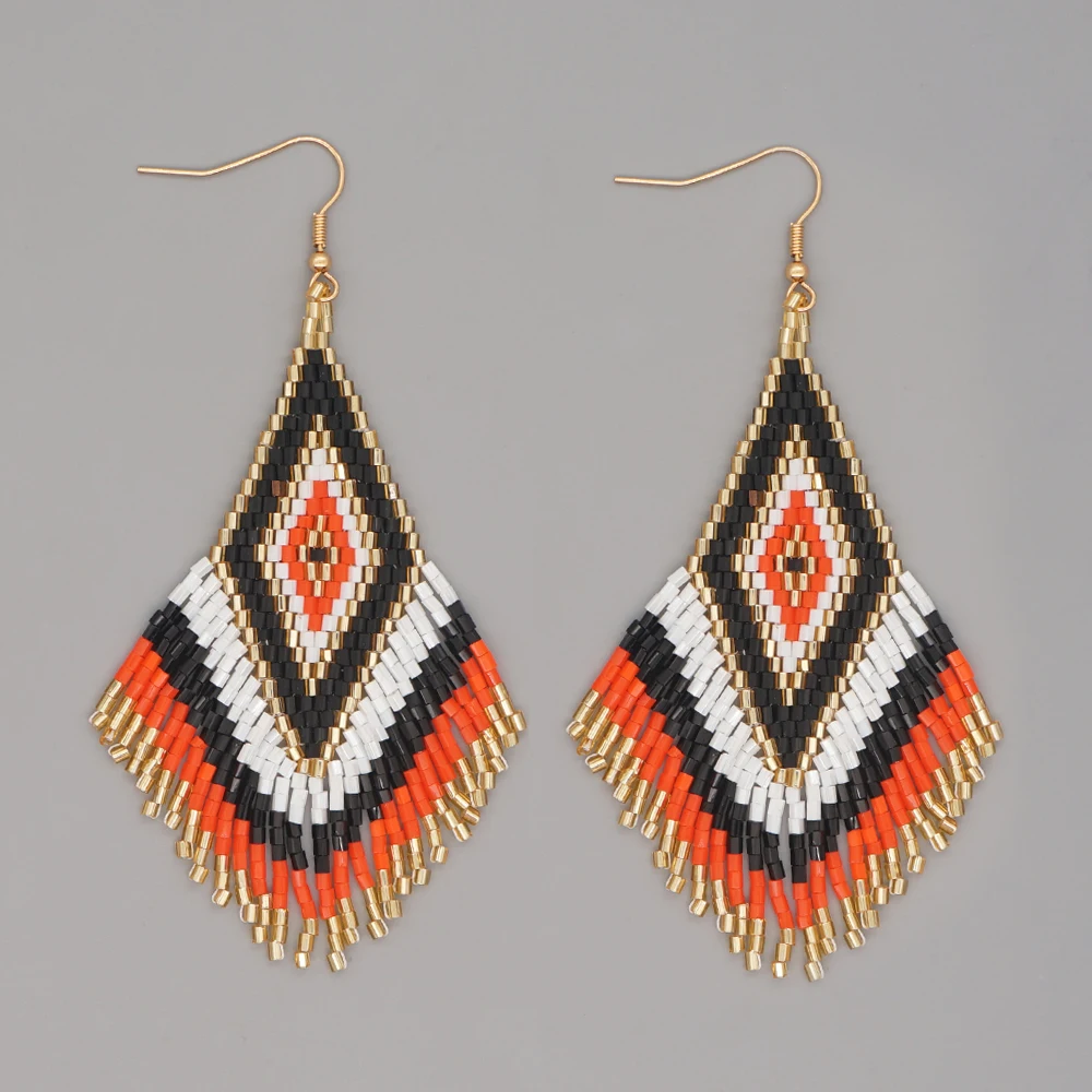 YASTYT Handmade Woven Ear Rings Native Jewelry American Beaded Earrings For Women Tassel Fringe Earings 2021 Trend Accessories
YASTYT Handmade Woven Ear Rings Native Jewelry American Beaded Earrings For Women Tassel Fringe Earings 2021 Trend Accessories