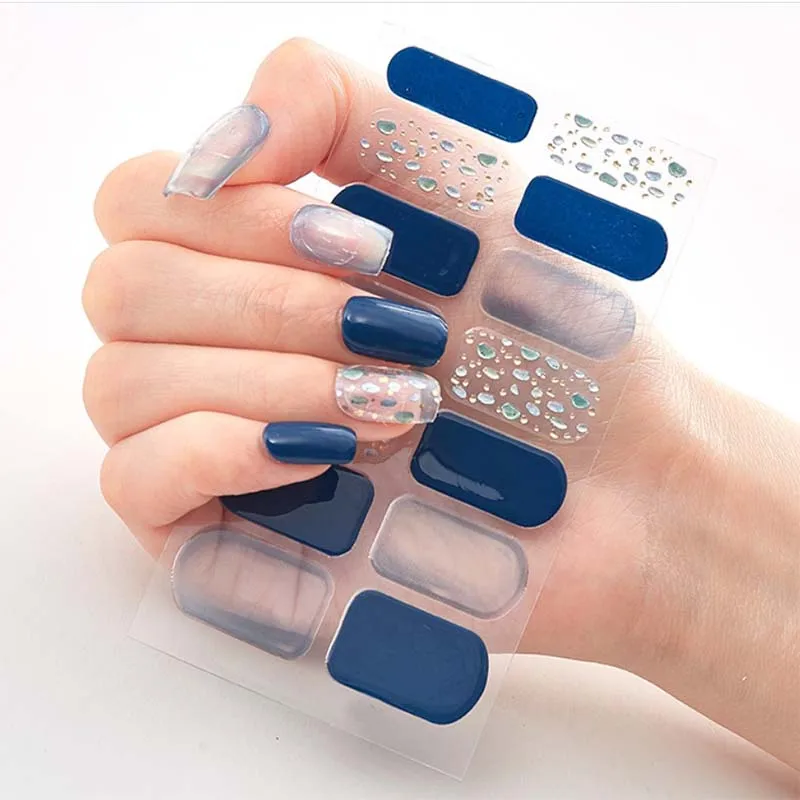 Colorful Shinny Full Nail Art Tips DIY Adhesive Wraps Waterproof Nail Stickers Decorations Manicure Drop Shipping D22
Colorful Shinny Full Nail Art Tips DIY Adhesive Wraps Waterproof Nail Stickers Decorations Manicure Drop Shipping D22