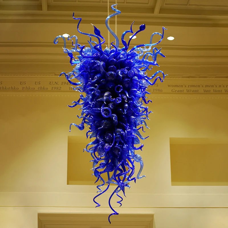 Modern LED Chandeliers Big Blue Lamp Living Room Stairway Luxury Hanging Chandelier Lighting
Modern LED Chandeliers Big Blue Lamp Living Room Stairway Luxury Hanging Chandelier Lighting