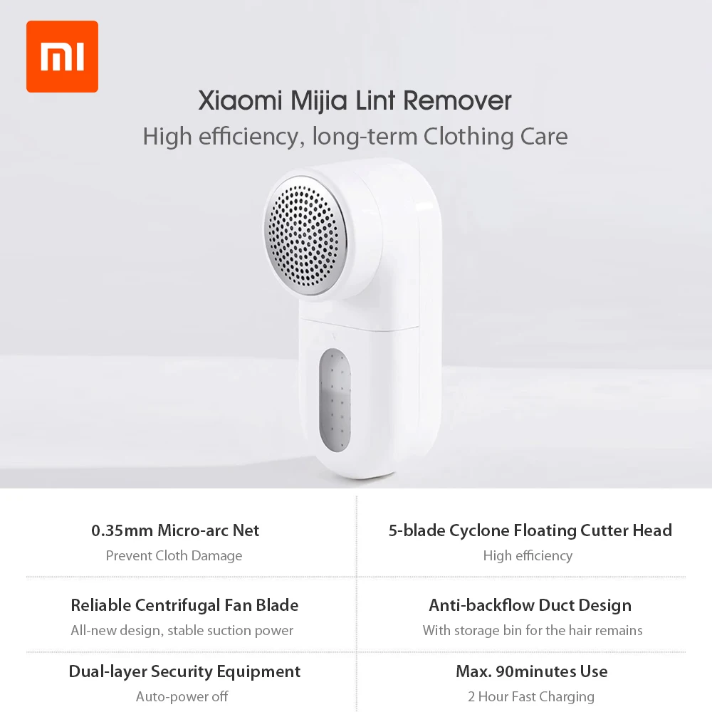 Xiaomi Mijia Rechargeable Lint Remover Mqxjq01kl