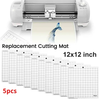 5PCS 12 Inch Replacement Cutting Mat Transparent Adhesive Mat With Measuring Grid for Silhouette Plotter Machine
5PCS 12 Inch Replacement Cutting Mat Transparent Adhesive Mat With Measuring Grid for Silhouette Plotter Machine