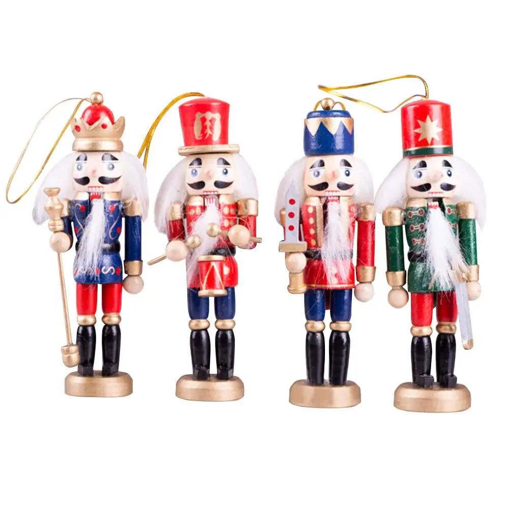 4pc/set Christmas Decorations Wooden Nutcracker Puppet Soldier 12CM Children's Christmas Gifts Nutcracker Soldier Figure
4pc/set Christmas Decorations Wooden Nutcracker Puppet Soldier 12CM Children's Christmas Gifts Nutcracker Soldier Figure