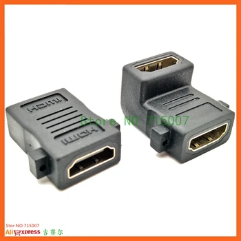 1.4V 90 Degree Up Angle HDMI Female to Female F/F with Screw holes Extension Adapter Connector For the Wall Panel HDTV
1.4V 90 Degree Up Angle HDMI Female to Female F/F with Screw holes Extension Adapter Connector For the Wall Panel HDTV