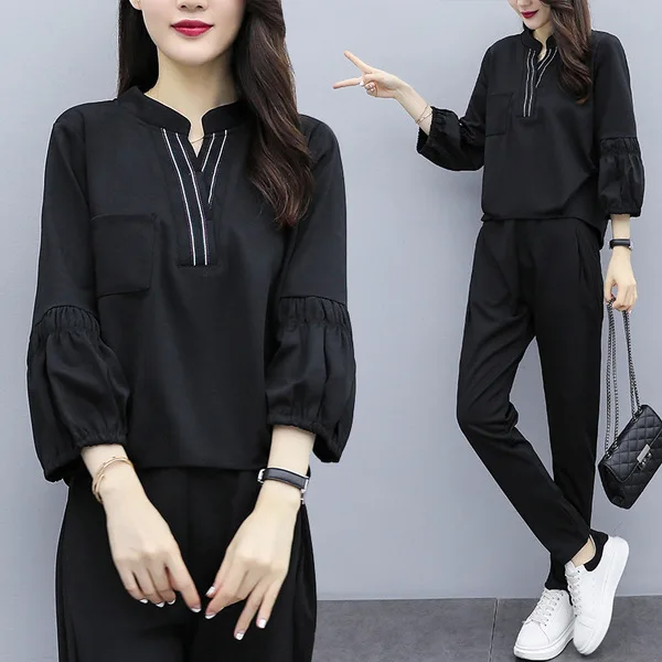 Early Autumn Large Size Dress Fat Mm by Age Set 2019 New Style Spring Clothing Two-Piece Set Western Style Fashion Early Autumn
Early Autumn Large Size Dress Fat Mm by Age Set 2019 New Style Spring Clothing Two-Piece Set Western Style Fashion Early Autumn