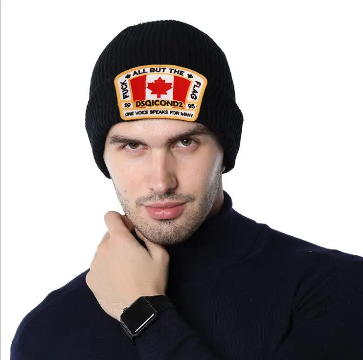 Causel style brand DSQICOND2 Big Maple Leaf letter embroidery ski hat Autumn and winter warm men women knitted hats Beanie cap
Causel style brand DSQICOND2 Big Maple Leaf letter embroidery ski hat Autumn and winter warm men women knitted hats Beanie cap