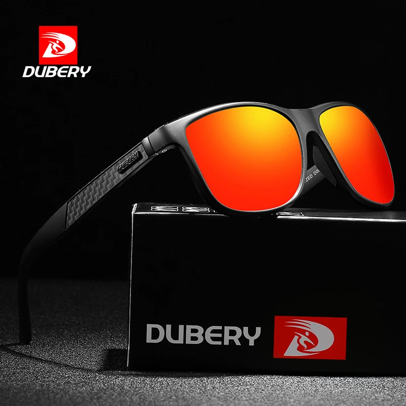 DUBERY Carbon Fiber Sunglasses Vintage Polarized Men's Sun Glasses For Men Driving Black Square Oculos Male 7 Colors Model 002
DUBERY Carbon Fiber Sunglasses Vintage Polarized Men's Sun Glasses For Men Driving Black Square Oculos Male 7 Colors Model 002