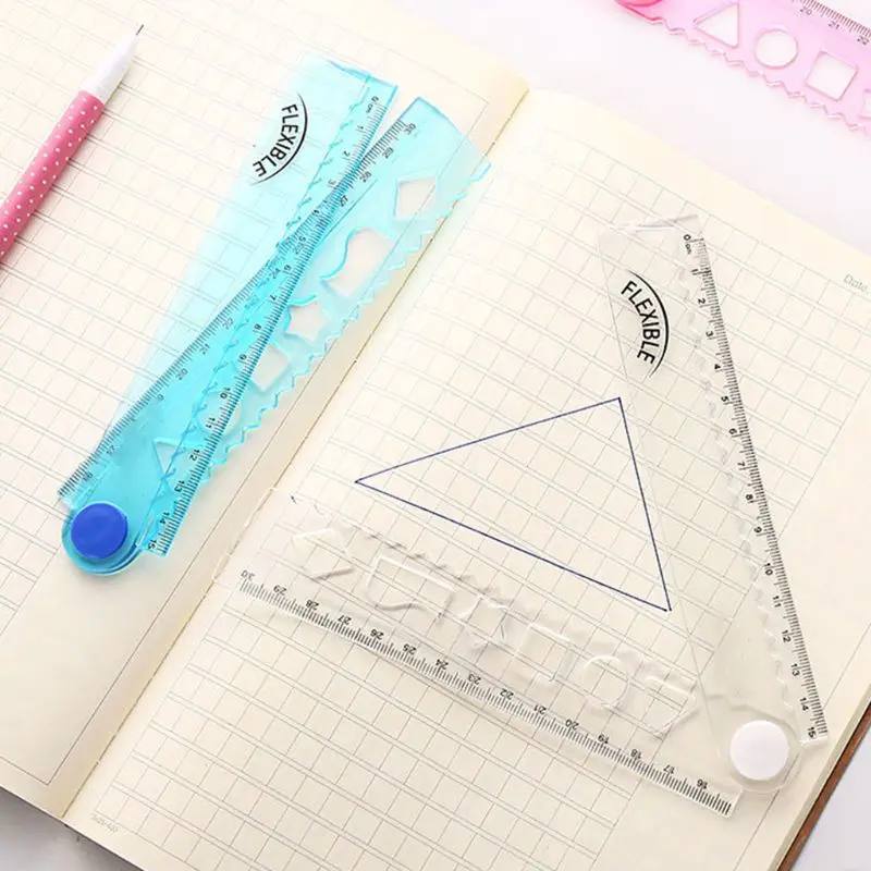 30cm Korean Flexible Folding Ruler Multifunction Plastic Drawing Rulers Office School Stationery Students Kids Gifts W91A
30cm Korean Flexible Folding Ruler Multifunction Plastic Drawing Rulers Office School Stationery Students Kids Gifts W91A
