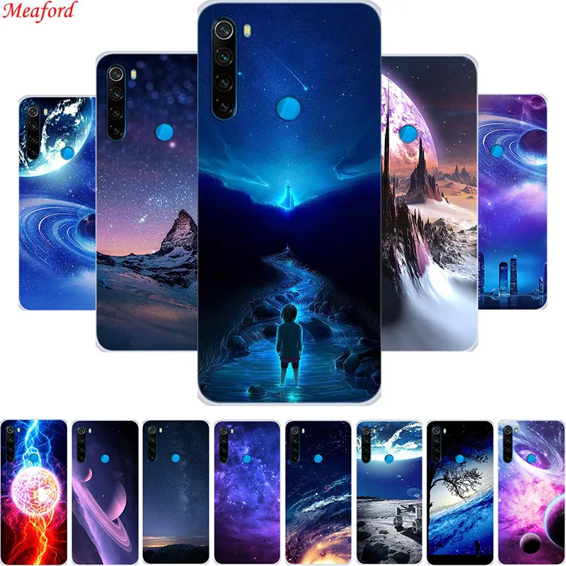 Чехол для Xiaomi Redmi Note 8 T мягкий силиконовый чехол-накладка Pro чехол Funda | Мобильные