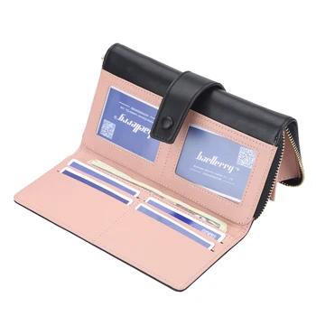 Baellerry Wallet Purse Women Clutch Inverse Design Leather Women Zipper Phone Bag Hasp Card Holder Long Female Wallets Black Red
Baellerry Wallet Purse Women Clutch Inverse Design Leather Women Zipper Phone Bag Hasp Card Holder Long Female Wallets Black Red