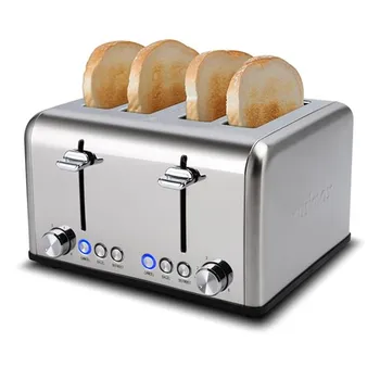 Cusimax CMST-160S Bakery Toaster 2/4 Slice Extra Wide Slot Toaster Stainless Steel Bagel Bread Toaster
Cusimax CMST-160S Bakery Toaster 2/4 Slice Extra Wide Slot Toaster Stainless Steel Bagel Bread Toaster