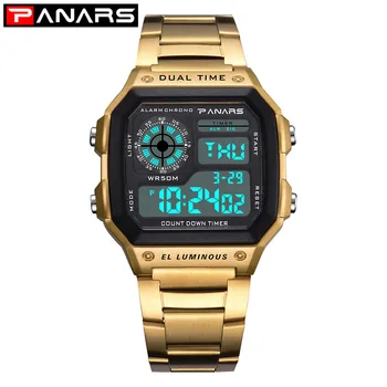 Men's Waterproof Multifunction Sports Watch Radius-Shaped Fashion Spreadsheet GMT Both When Week Display, Alarm Calendar 
Men's Waterproof Multifunction Sports Watch Radius-Shaped Fashion Spreadsheet GMT Both When Week Display, Alarm Calendar