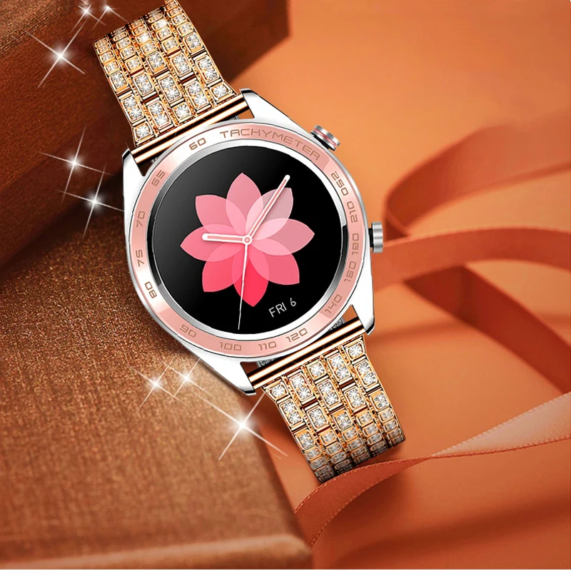 Ремешок из алмазного металла для Huawei Watch GT 2 42 мм аксессуары часов браслет