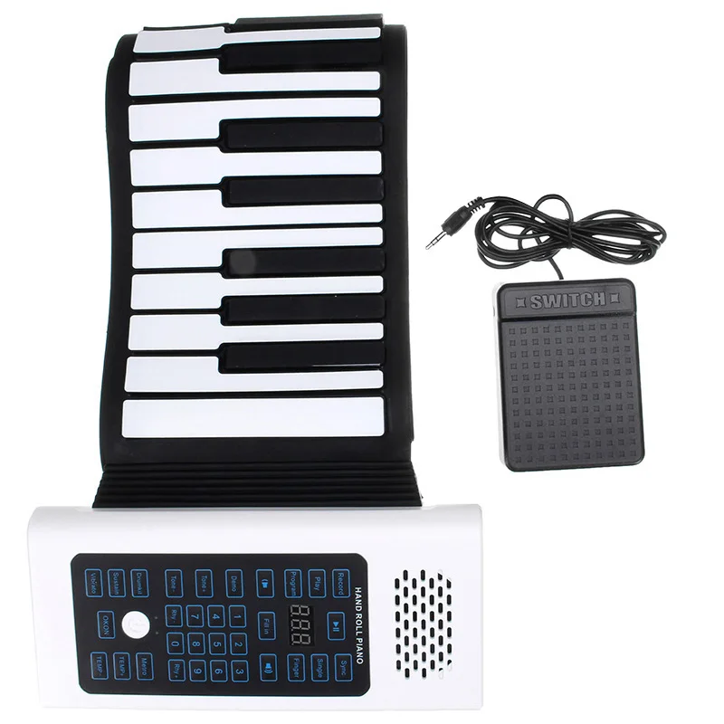 Hot 88 Keys Rechargeable Keyboard Roll Up Piano With Microphone Speaker Musical Instrument Electric Accessory
Hot 88 Keys Rechargeable Keyboard Roll Up Piano With Microphone Speaker Musical Instrument Electric Accessory