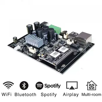 Up2stream WiFi&bluetooth5.0 Amp Board Multiroom Stereo Digital Class-D USB Power Amplifier Module with EQ Setting 24V DC
Up2stream WiFi&bluetooth5.0 Amp Board Multiroom Stereo Digital Class-D USB Power Amplifier Module with EQ Setting 24V DC