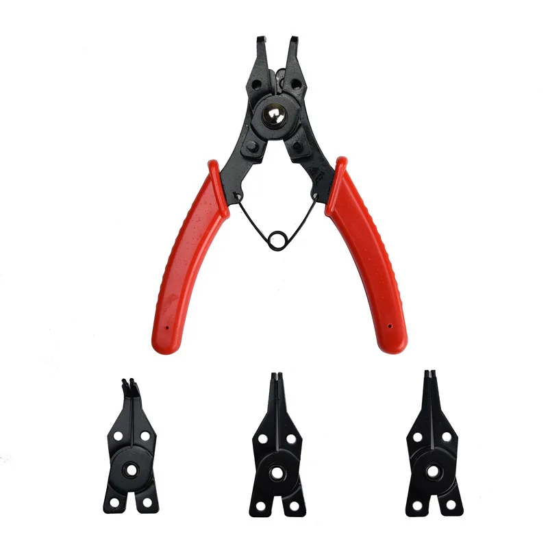 4 In 1 Tool Set Circlip Pliers Snap Ring Pliers Multi-Function Crimp Tool Four-Head Circlip Spring Disassembly
4 In 1 Tool Set Circlip Pliers Snap Ring Pliers Multi-Function Crimp Tool Four-Head Circlip Spring Disassembly
