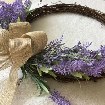Artificial Flowers Lavender Bow Wreath Spring Wreath Outdoor for Front Door 67JB
Artificial Flowers Lavender Bow Wreath Spring Wreath Outdoor for Front Door 67JB