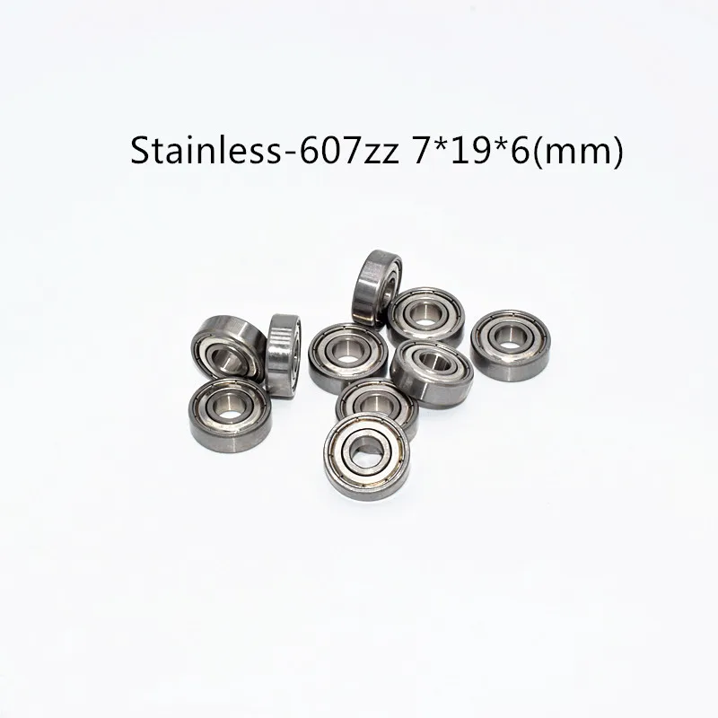 Подшипник из нержавеющей стали, 10 шт., S607ZZ 7*19*6 (мм), антикоррозийный металл, герметичные высокоскоростные детали механического оборудования
Подшипник из нержавеющей стали, 10 шт., S607ZZ 7*19*6 (мм), антикоррозийный металл, герметичные высокоскоростные детали механического оборудования