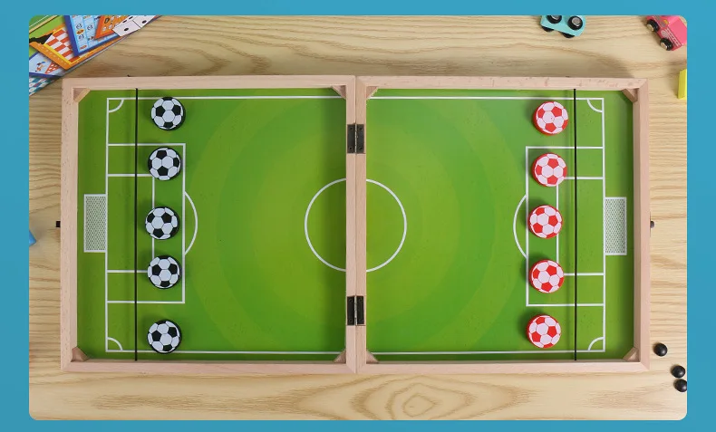 Foldable 4in1Foosball Winner Games Table Hockey Game Catapult Chess Flying Chess Parent-child Interactive Toy Family Party Game Foldable 4in1Foosball Winner Games Table Hockey Game Catapult Chess Flying Chess Parent-child Interactive Toy Family Party Game