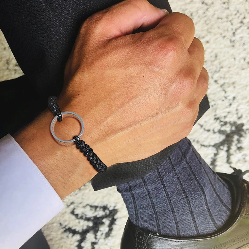 BRAIDED CORD BRACELET WITH INFINITY CIRCLE BOLO BRAID CUFF BRACELETS GIFT FOR HER AND HIS ADJUSTABLE JEWELRY
BRAIDED CORD BRACELET WITH INFINITY CIRCLE BOLO BRAID CUFF BRACELETS GIFT FOR HER AND HIS ADJUSTABLE JEWELRY
