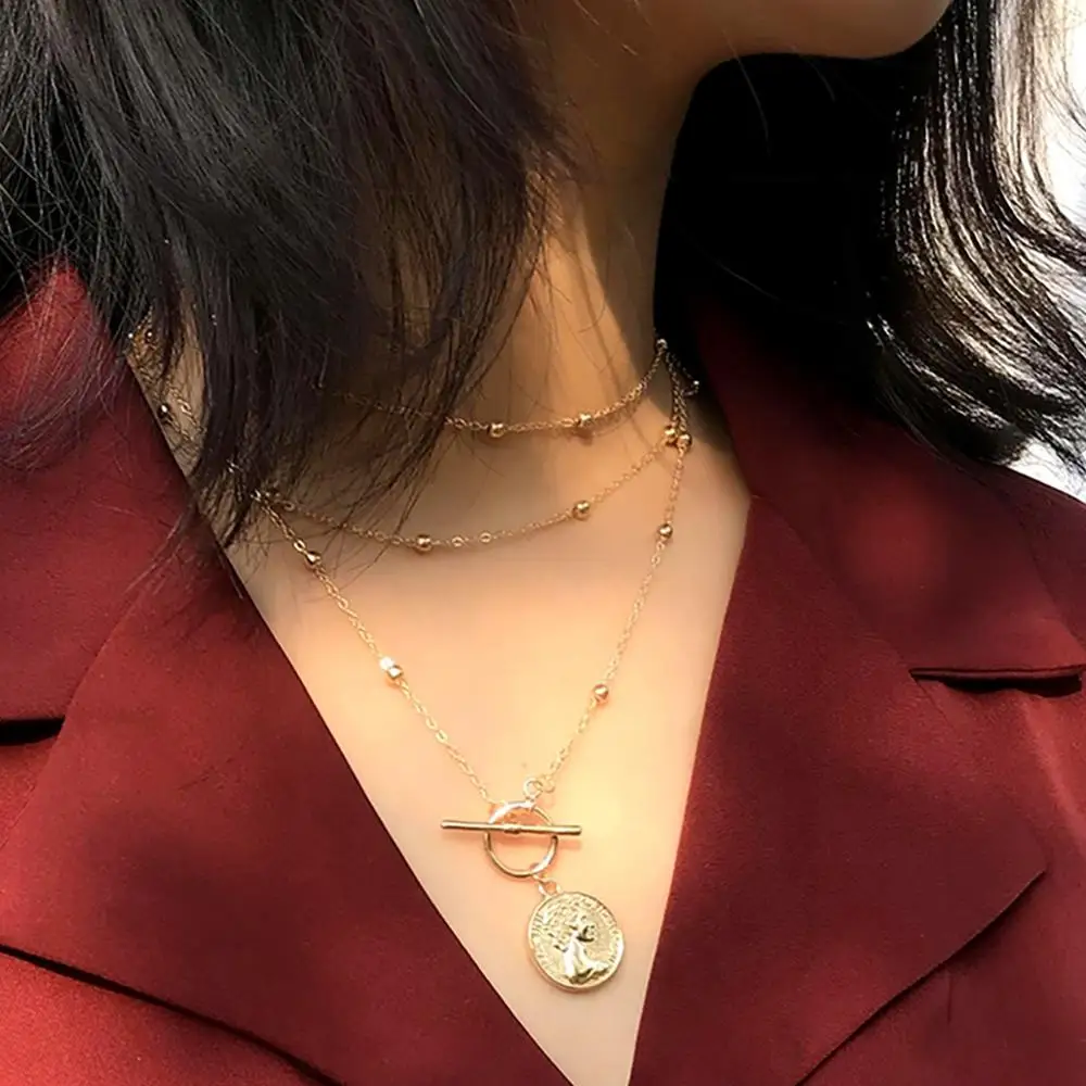 Collares De Moda 19 Accesorios Mujer Women Friends Necklace Pendant Layered Hip Hop Jewelry Personalized Coin Vintage Multilayer
Collares De Moda 19 Accesorios Mujer Women Friends Necklace Pendant Layered Hip Hop Jewelry Personalized Coin Vintage Multilayer