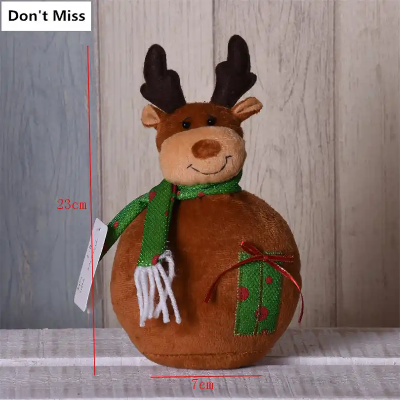 christmas dolls santa claus snowman elk figure christmas