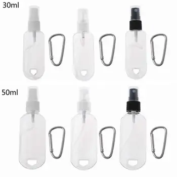 30ml 50ml Reusable Portable Mini Size Alcohol Spray Bottle Hand Sanitizer Travel Holder Hook Keychain Carrier Refillable Bottle
30ml 50ml Reusable Portable Mini Size Alcohol Spray Bottle Hand Sanitizer Travel Holder Hook Keychain Carrier Refillable Bottle