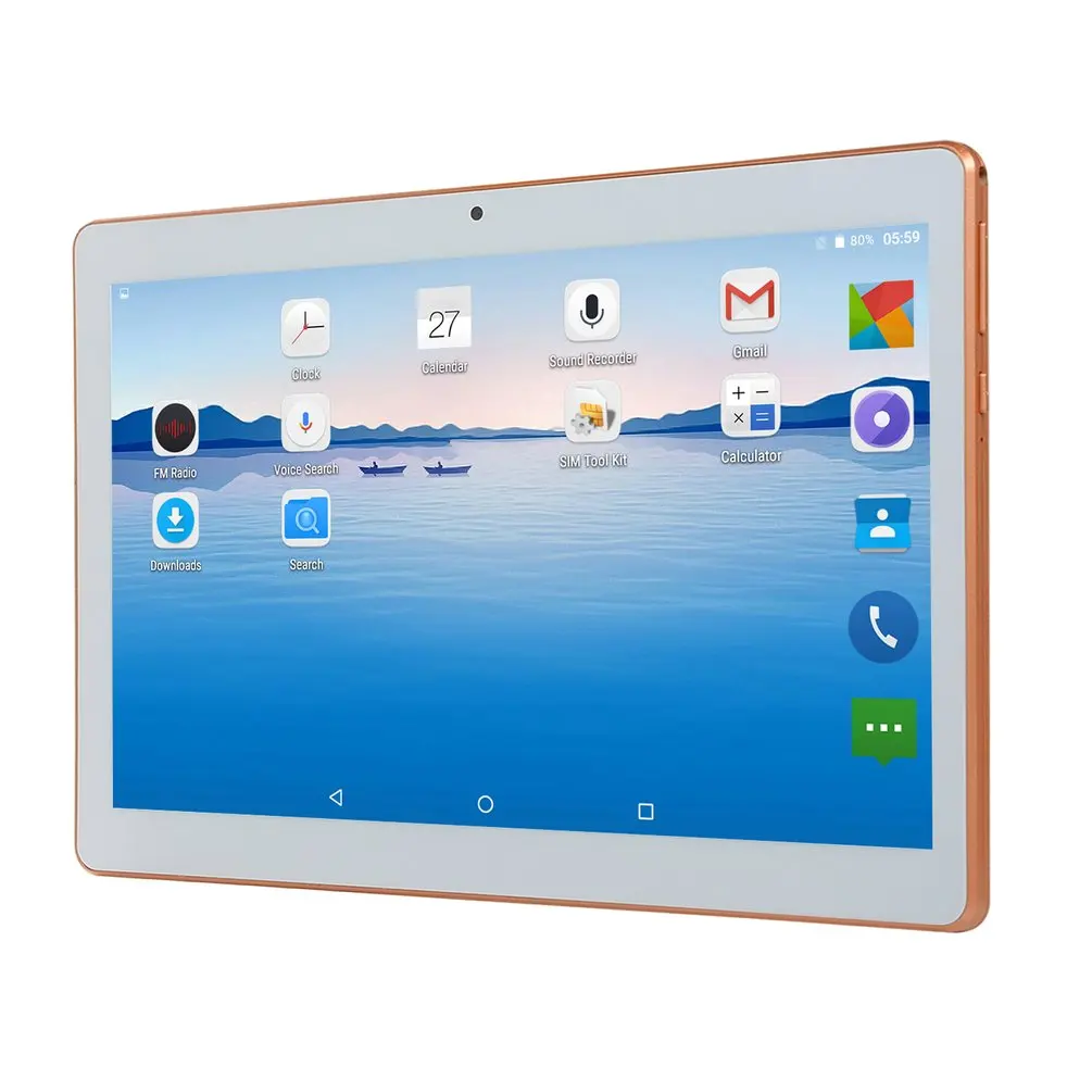 KT107 Plastic Tablet 10.1 Inch HD Large Screen Android 8.10 Version Fashion Portable Tablet 8G+64G Gold Tablet Gold US Plug
KT107 Plastic Tablet 10.1 Inch HD Large Screen Android 8.10 Version Fashion Portable Tablet 8G+64G Gold Tablet Gold US Plug