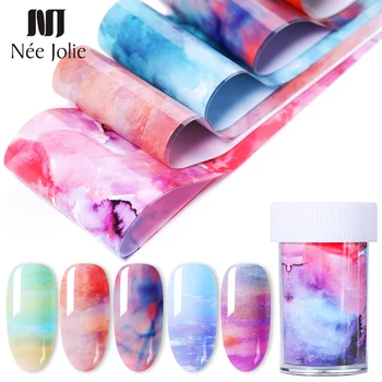 1 Roll 4*100cm Gradient Colors Nail Foils Mixed Patterns Nail Transfer Stickers 1 Sheet 4*50cm Nail Decoration for Nal Art
1 Roll 4*100cm Gradient Colors Nail Foils Mixed Patterns Nail Transfer Stickers 1 Sheet 4*50cm Nail Decoration for Nal Art