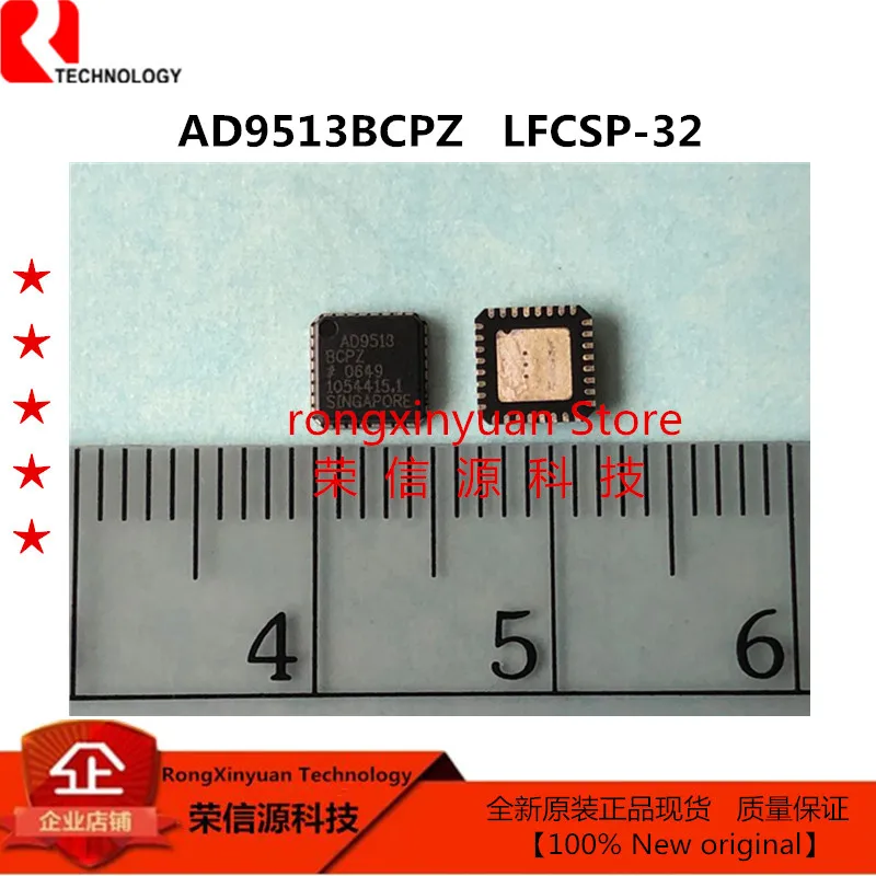 

AD9513BCPZ AD9513 LFCSP-32 800 MHz Clock Distribution IC, Dividers, Delay Adjust, Three Outputs 100% New original