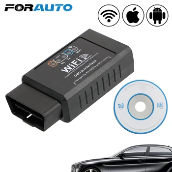 ELM327 WIFI Car Detector OBDII Scan Tool OBD2 for iOS & Android Automotive Diagnostic Scanner Check Engine Light Diagnostic Tool
ELM327 WIFI Car Detector OBDII Scan Tool OBD2 for iOS & Android Automotive Diagnostic Scanner Check Engine Light Diagnostic Tool