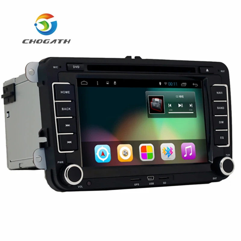 Автомобильный dvd плеер CHOGATH 7 дюймов 2 din Android 6 радио gps для Volkswagen Skoda POLO PASSAT B6 CC TIGUAN GOLF
