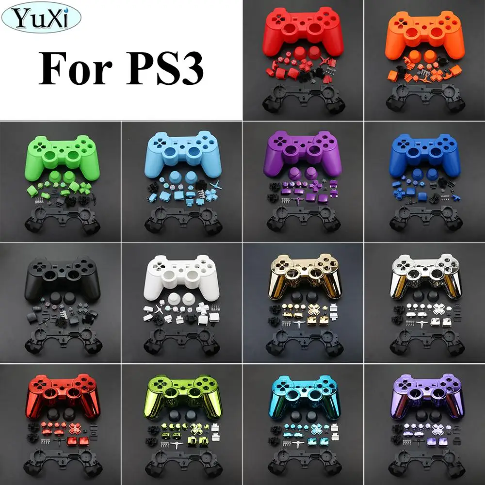 YuXi Wireless Controller Shell Case Bumper Thumb cap Faceplates Buttons and Inner Frame Game for Sony for playstion 3 for PS3
YuXi Wireless Controller Shell Case Bumper Thumb cap Faceplates Buttons and Inner Frame Game for Sony for playstion 3 for PS3