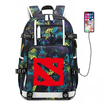 Defense of the Ancients DOTA 2 Game Bagpack Large Capacity Travel Backpack USB Charging Laptop Backpack School Bags Daypack 
Defense of the Ancients DOTA 2 Game Bagpack Large Capacity Travel Backpack USB Charging Laptop Backpack School Bags Daypack