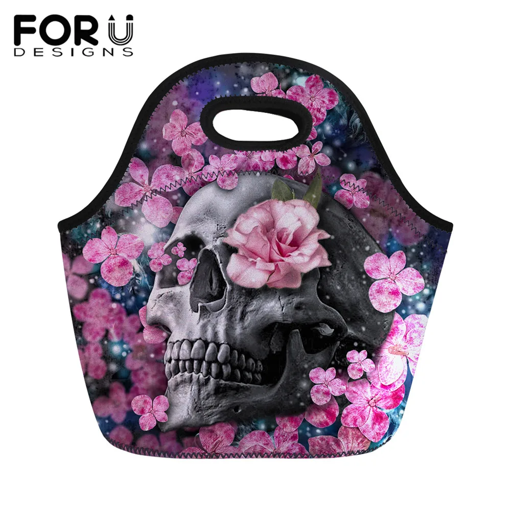 FORUDESIGNS Portable Thermal Lunch Bags for Women Cool Sugar Skull Design Female Food Picnic Box Insulated Tote Bag Storage 2020
FORUDESIGNS Portable Thermal Lunch Bags for Women Cool Sugar Skull Design Female Food Picnic Box Insulated Tote Bag Storage 2020