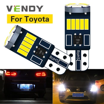 2pcs LED Light Bulb W5W T10 Car For Toyota avensis Corolla hilux auris FJ land cruiser 100 hilux chr camry prius yaris wish rav4 
2pcs LED Light Bulb W5W T10 Car For Toyota avensis Corolla hilux auris FJ land cruiser 100 hilux chr camry prius yaris wish rav4