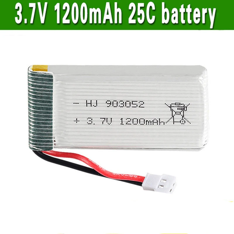 3.7V 1200mAh 25C Lipo Battery for R/C X5SW X5 M18 H5P RC Quadcopter Helicopter Accs Spare Parts
3.7V 1200mAh 25C Lipo Battery for R/C X5SW X5 M18 H5P RC Quadcopter Helicopter Accs Spare Parts